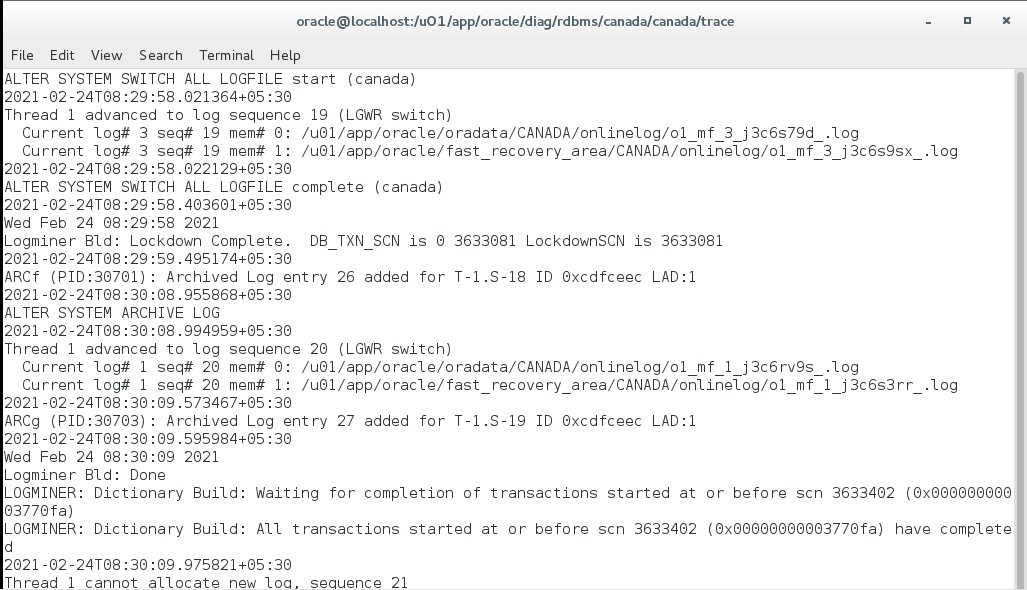 Convert Physical Standby To Logical Standby Database - ORACLEAGENT BLOG